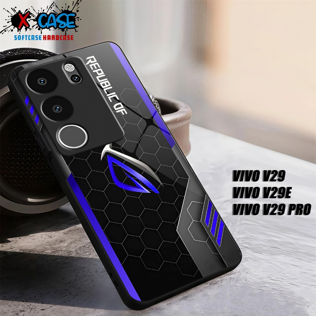 HP VIVO V29 Softcase VIVO V29 V29E V2250 เคสเคลือบเงาปลอกกระจกเงาตัวป้องกันโทรศัพท์อุปกรณ์เสริมโทรศั