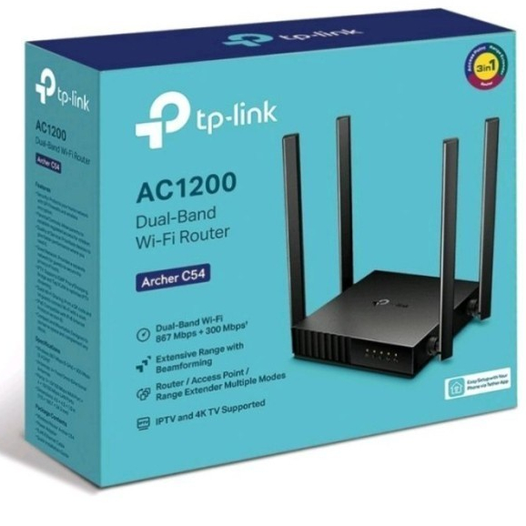TP-LINK TP LINK Archer C54 AC1200 เราเตอร์ WiFi ดูอัลแบนด์ C 54
