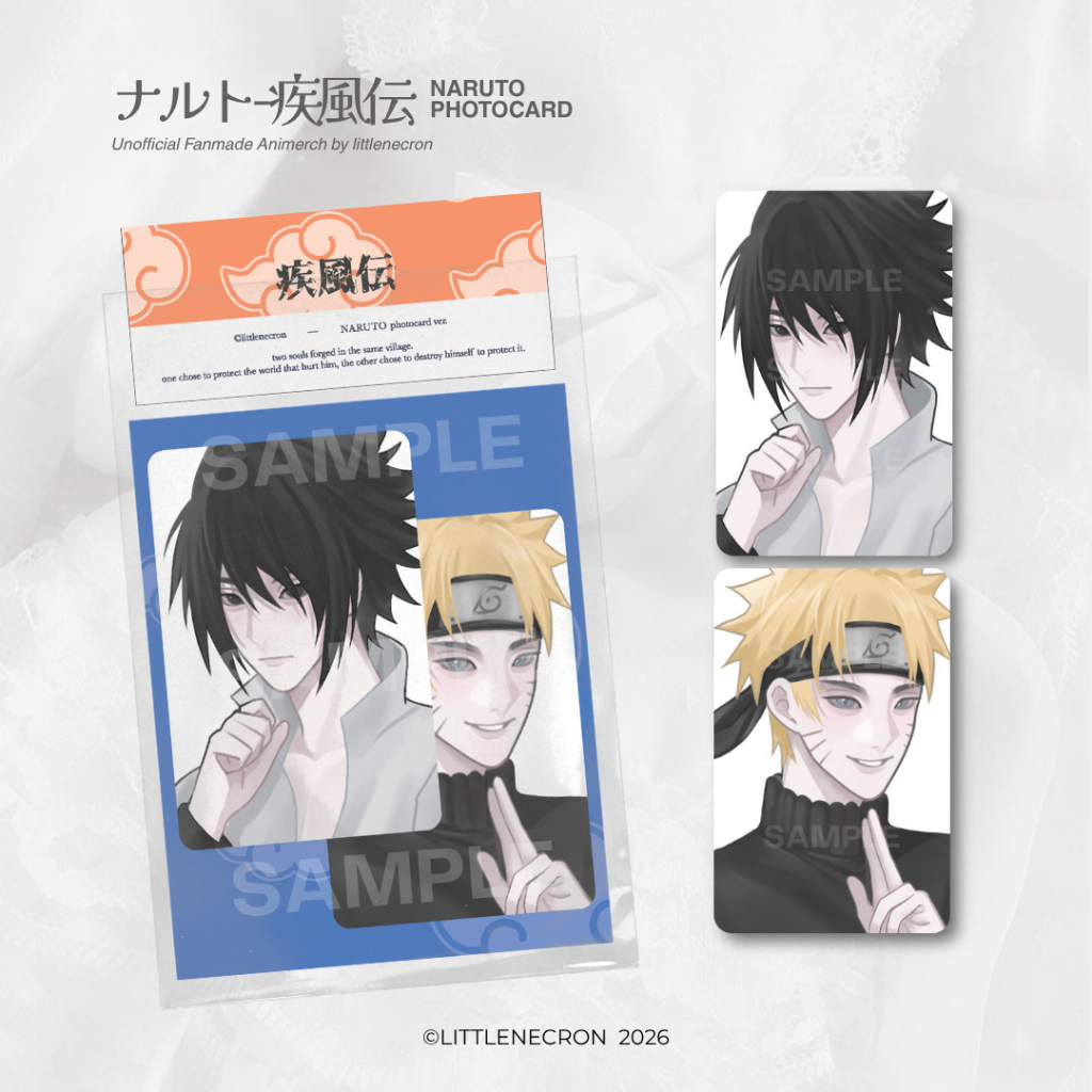 [littlenecron] NARUTO - Sasuke & Naruto / Photocard