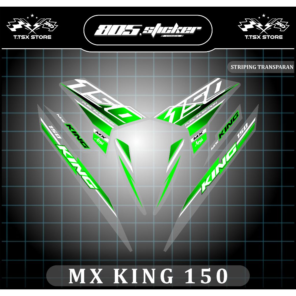 แถบลู่วิ่ง JUPITER MX KING 150/MX KING สติ๊กเกอร์/MX KING 150