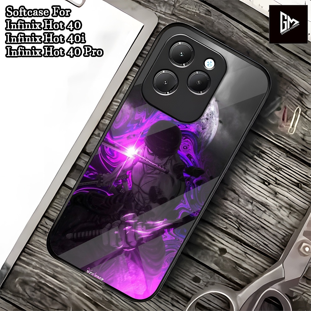 ( 0013 ) Softcase Glass Kaca Infinix Hot 40 Infinix Hot 40 Pro Infinix Hot 40i ล่าสุด 2024 Case Infi