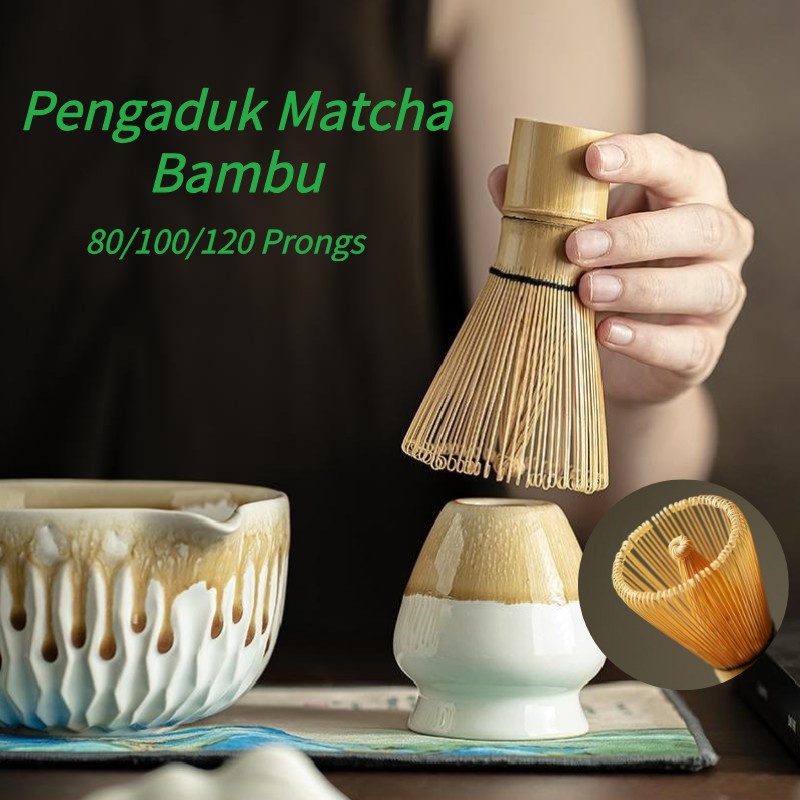 Chasen Bamboo 120/100/80 Prongs Whisk / Bamboo Matcha Whisk Tea Tool / Bamboo Matcha Powder Stirrer 