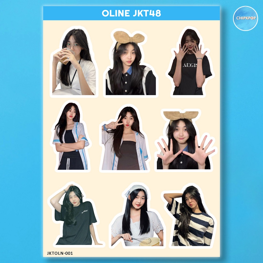 OLINE JKT 48 สติ๊กเกอร์ I JKT 48 สติ๊กเกอร์ I JKT 48 ใหม่ ERA I OLINE JKT48 สติ๊กเกอร์ I JKT48 HOLOG