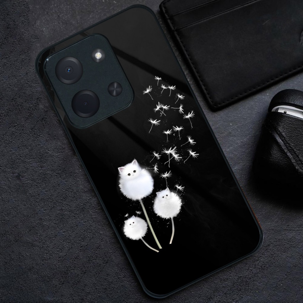 เคส HP ล่าสุดสําหรับ Poco C85 X [BSG-09] - เคสโทรศัพท์ Poco C85 X - Poco C85 X Glass Case - เคส Poco