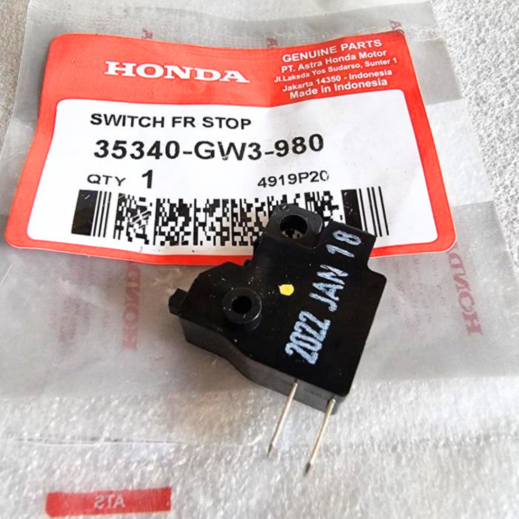 WHOLESALE 10 ชิ้น สวิตช์เบรคหน้า Supra X Right Grand Vario Beat Scoopy Swit Honda GW3 Fr Stop Karism