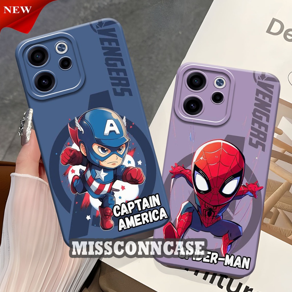 เคสโทรศัพท์ HP Oppo Reno 15F - Oppo Reno 14F - SuperHero Cartoon Motif Phone Softcase - เคสโทรศัพท์อ