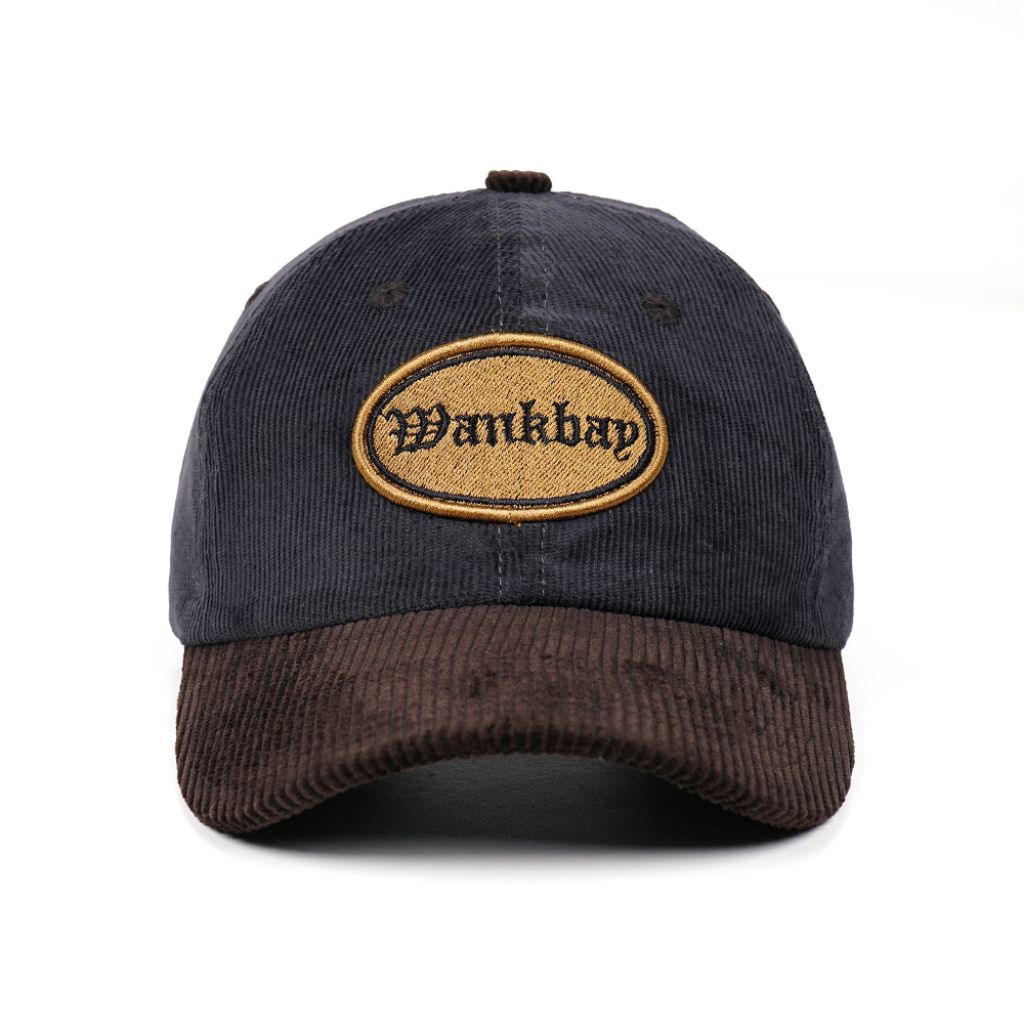 หมวกผู้ชาย Corduroy Polocap Distro พรีเมี่ยม