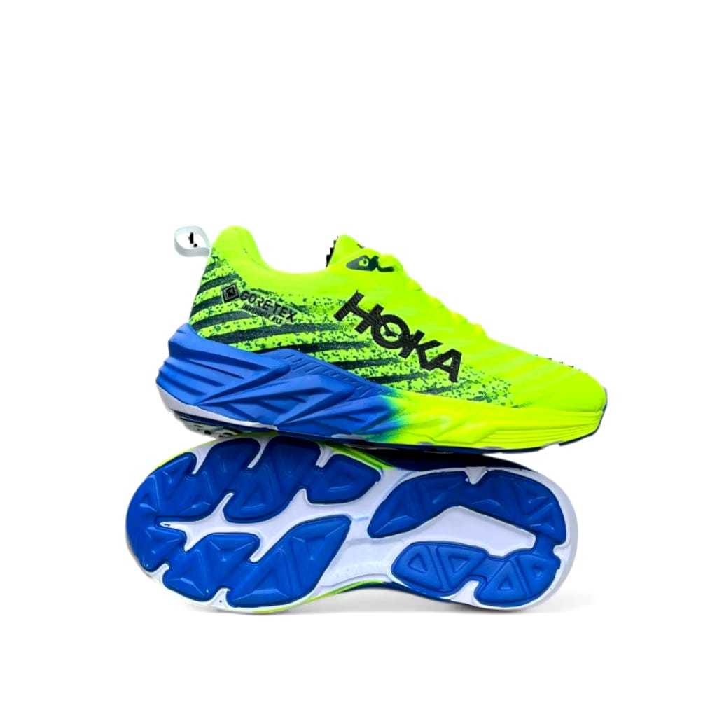 รองเท้าวิ่งผู้ชาย HOKA FITNESS RUNNING SPORTS สําหรับผู้ชายและผู้หญิง HOKA BLUE STABILO