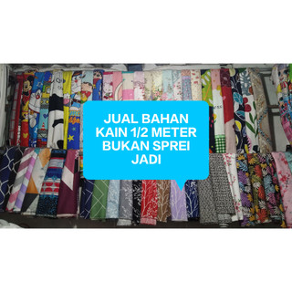 Bahan Kain Disperse Eceran Motif Bunga