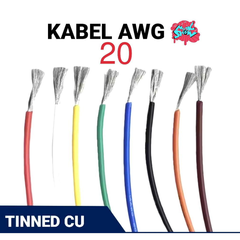 AWG สายเกลียวอุณหภูมิสูง 20AWG