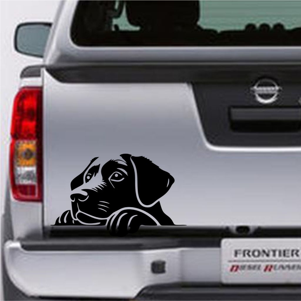 สติ๊กเกอร์ตัดสําหรับรถยนต์สุนัข, COOL, QUALITY DOG CAR TRUNK STICKERS