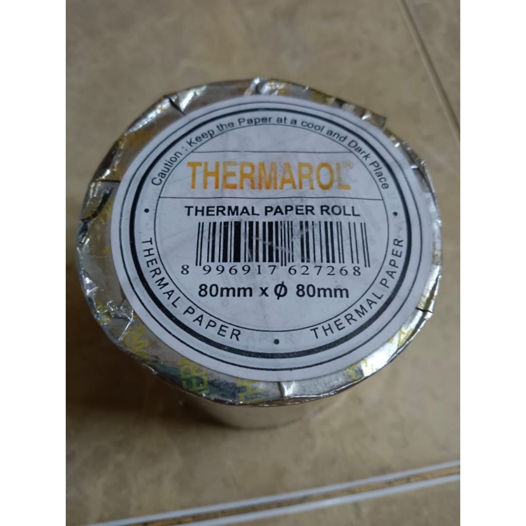 ม้วนกระดาษเทอร์มอล 80mm x 80mm