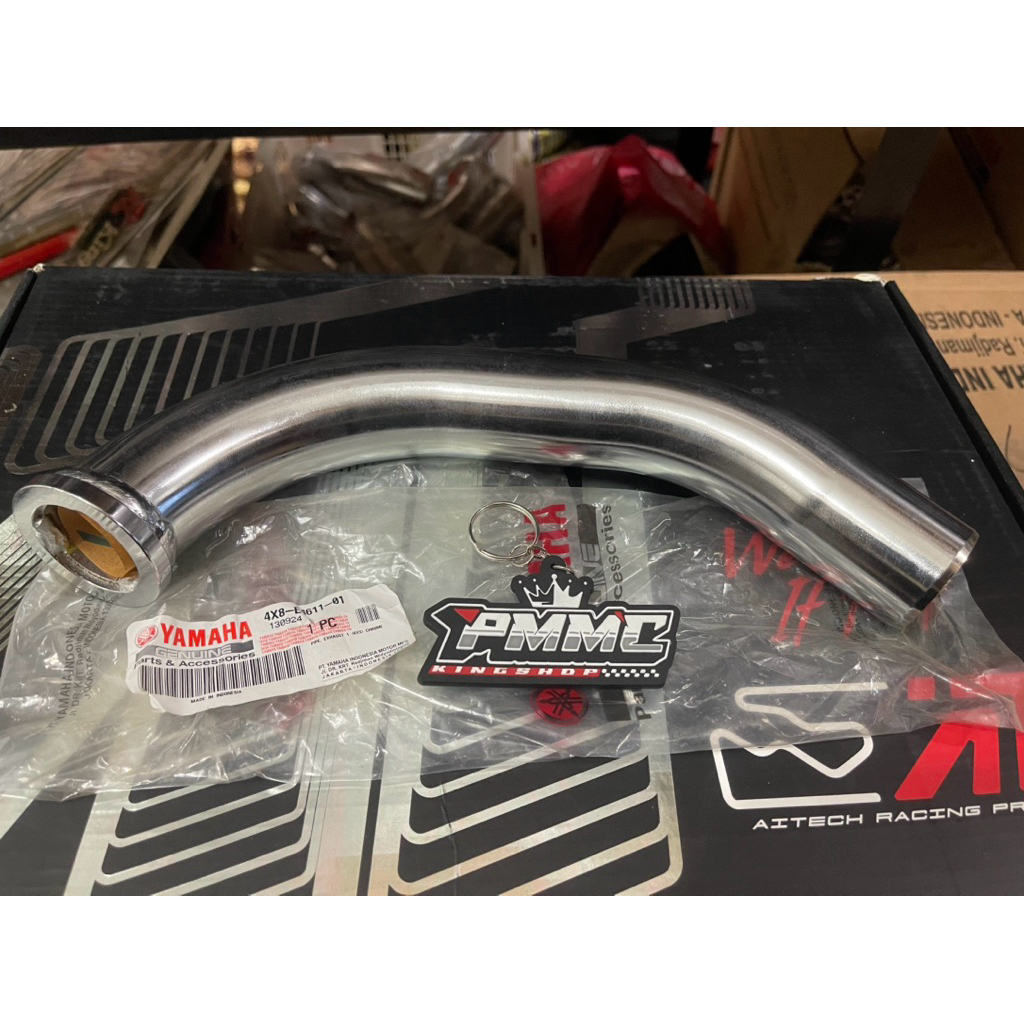 คอท่อไอเสีย Yamaha RX King ดั้งเดิม 4X8-E4611-01 - ของแท้