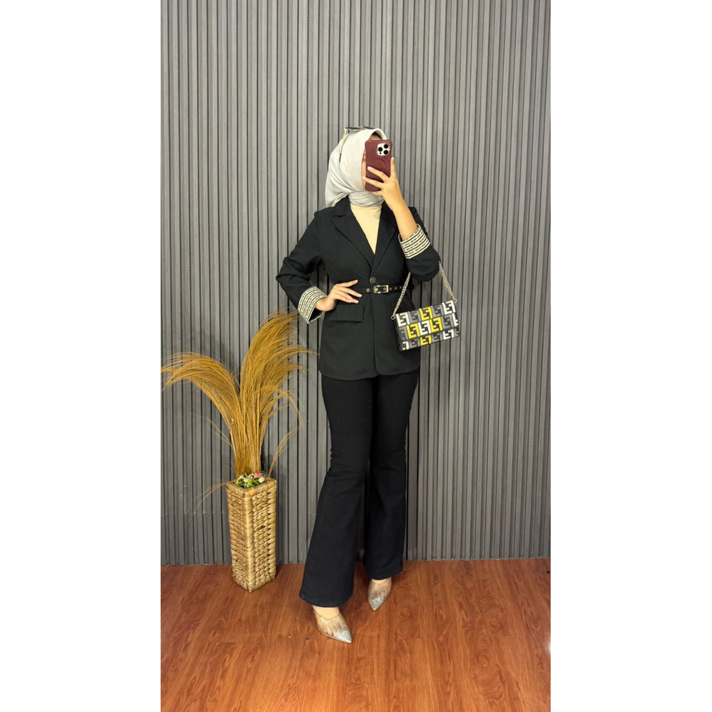 MIU MIU QI126 MIU SLEEVE BLAZER