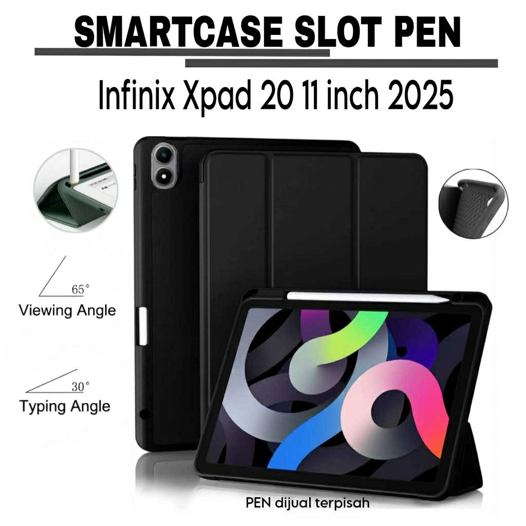 Smartcase Slot Pen Infinix Xpad 20 11" นิ้ว 2025 TPU infinix pad 20\ softcase infinix pad 20 เคส xpa