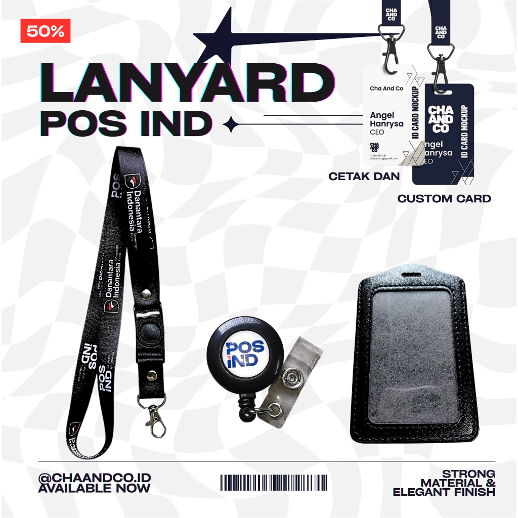GANTUNGAN POS IND LANYARD / POS IND LANYARD SET