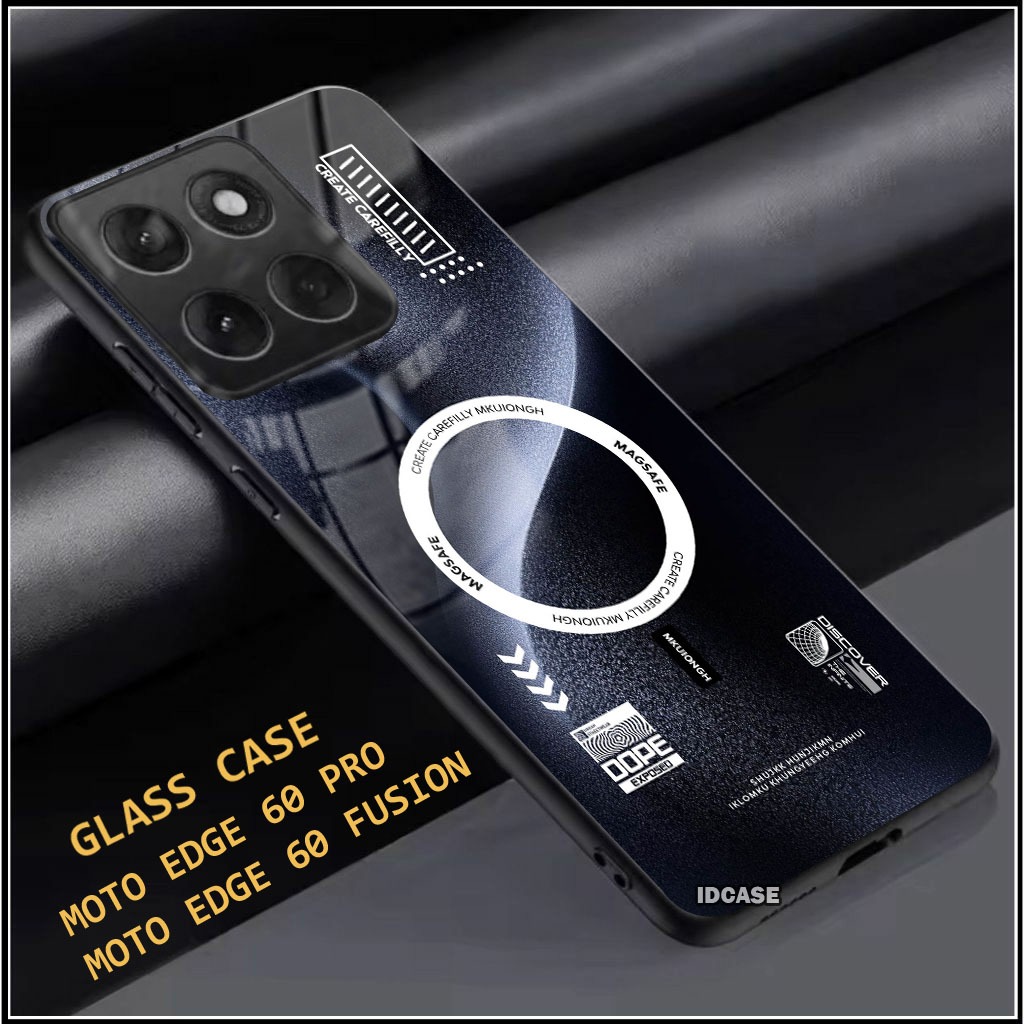 Softcase Glass Kaca Glitter Motorola Edge 60 PRO - Casing Hp Motorola Edge 60 PRO - K74