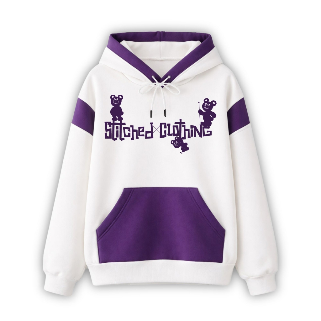 Erito ejji Sticth Hoodie เสื้อกันหนาวขนแกะวัสดุ gsm 280 หนา