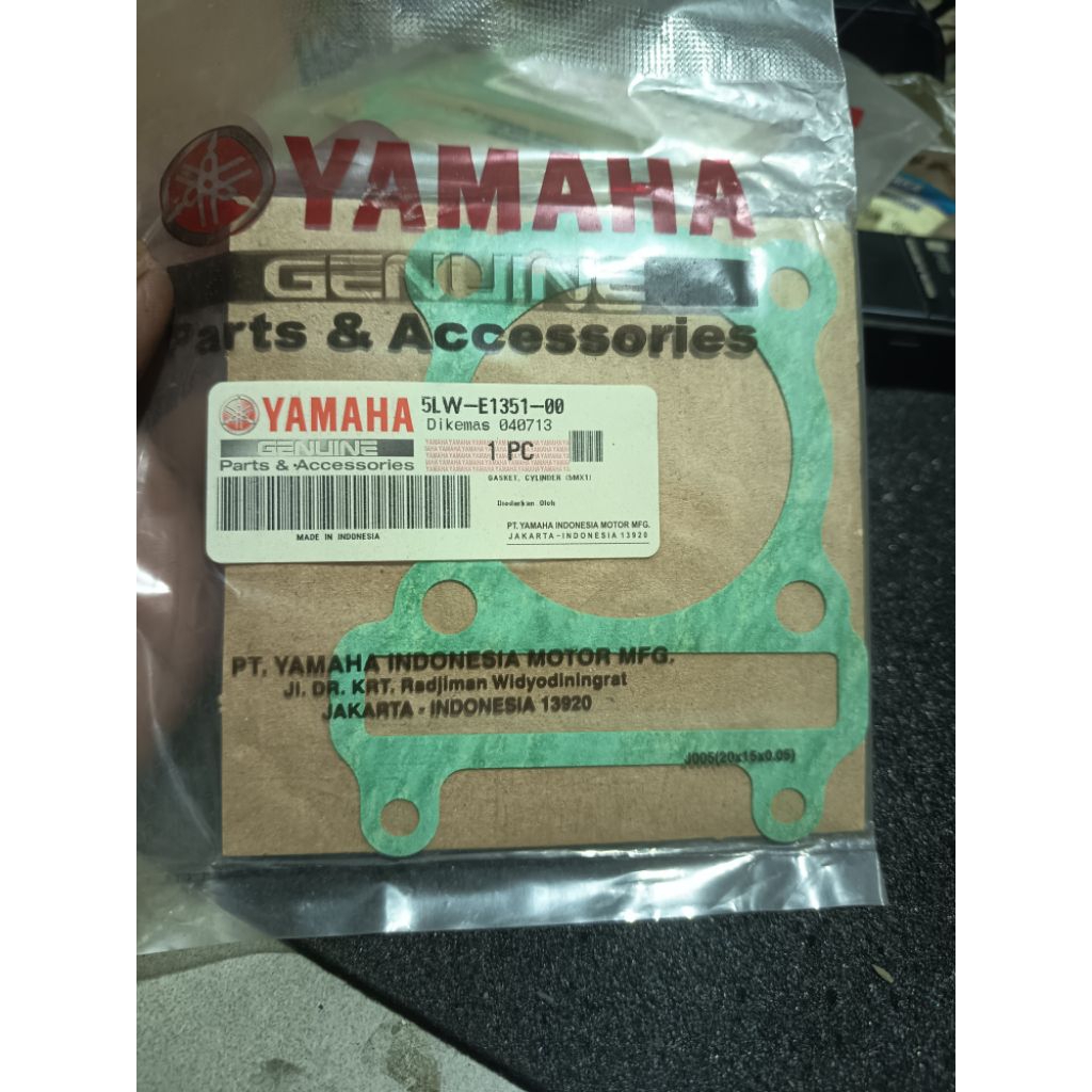 PACKING BLOCK YAMAHA MIO SPORTY SMILE NOUVO FINO ORIGINAL 5LW-E1351-00