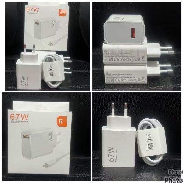 HP XIAOMI 67W FAST CHARGING CHARGER / Xiaomi 67W type c charger / type c / MDY-12 -EH / poco : redmi