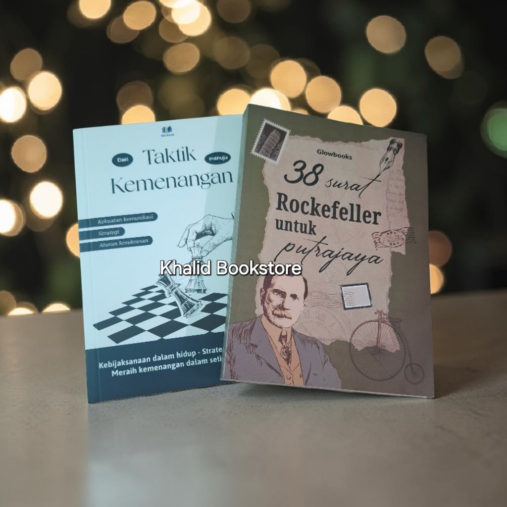 แพคเกจหนังสือพัฒนาตนเอง 2 เล่ม; จากกลยุทธ์สู่ชัยชนะและ 38 ตัวอักษร Rockefeller สําหรับ Putrajaya
