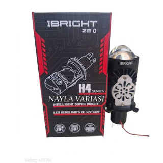 IBright ZE 0 Lampu Utama Socket H4 Motor Mobil Ac DC 12-24Volt Lampu motor mobil