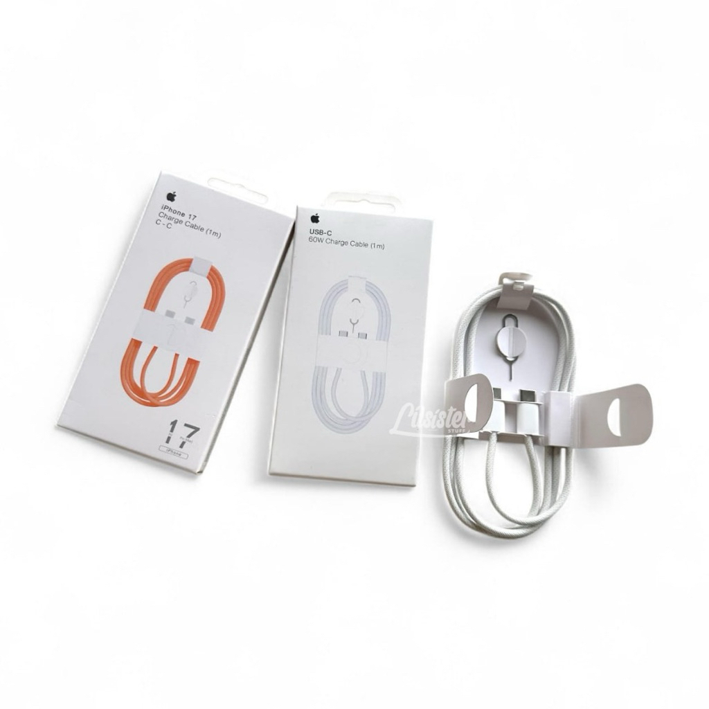 [ใหม่] LILISISTSTUFF | สายเคเบิลข้อมูลไนลอน / ชาร์จเร็ว 17PROMAX USB-C TO TYPE-C 6A สายชาร์จที่รองรั