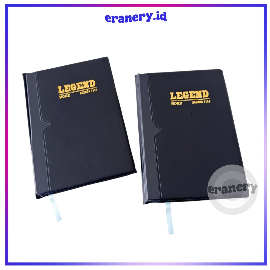 BLACK A5 LEGEND AGENDA / A5 COVER LEGEND JOURNAL AGENDA BOOK
