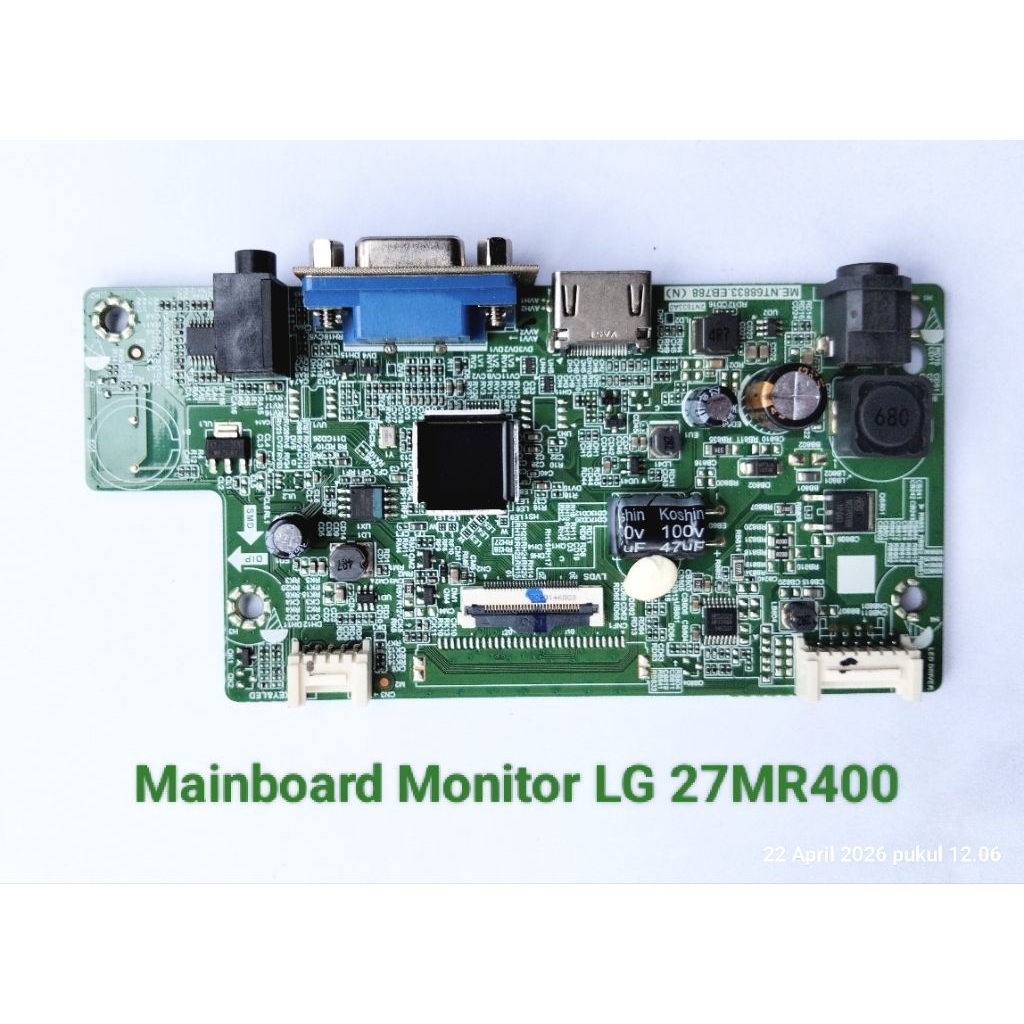 LG 27MR400 จอภาพเมนบอร์ด