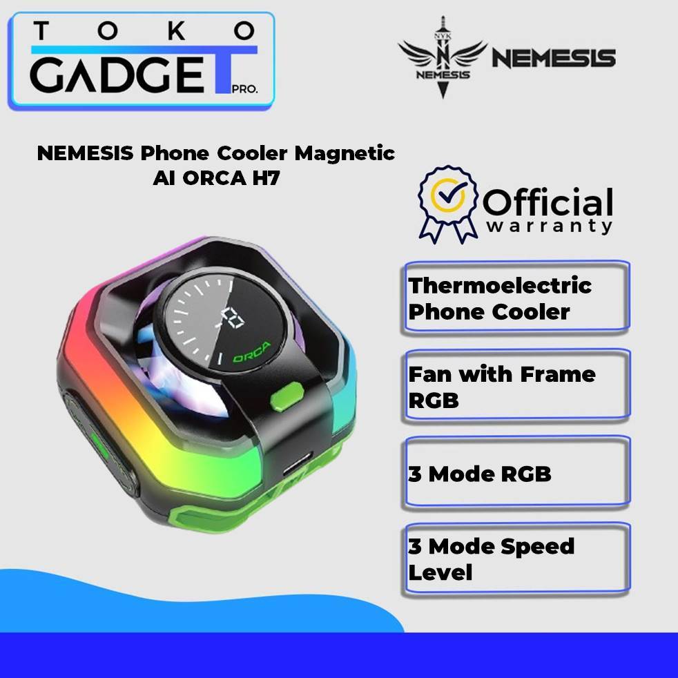 NEMESIS Phone Cooler Magnetic AI Technology System พร้อมขายึด ORCA H7