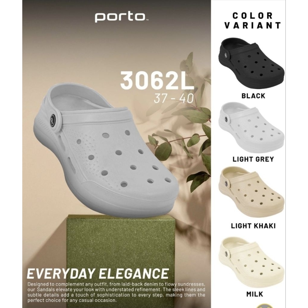 PORTO BAIM BAKPAO CROCK 3062 รองเท้าแตะ