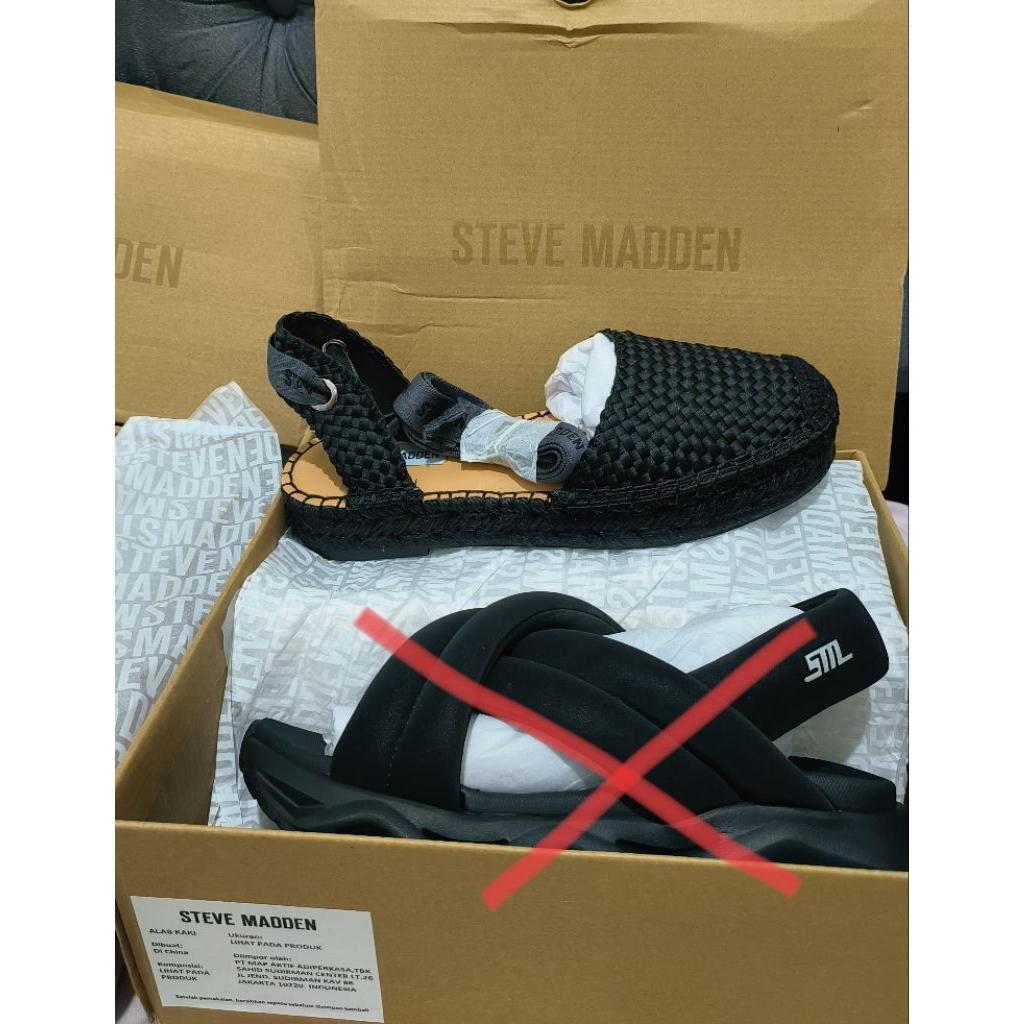 รองเท้าส้นเตารีดผู้หญิง Steve Madden CRAZE - สีดํา