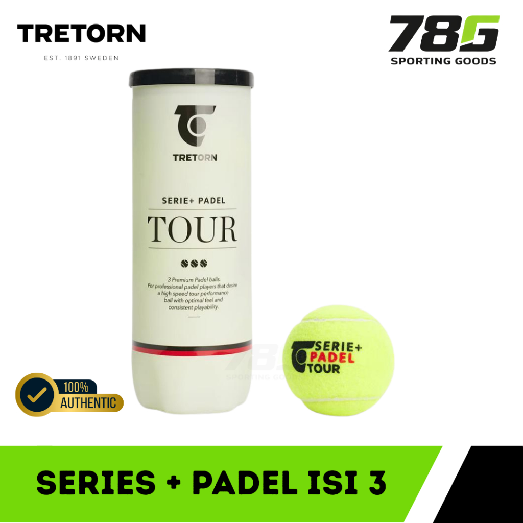 Tretorn SERIE+ PADEL TOUR - Padel Balls ORIGINAL