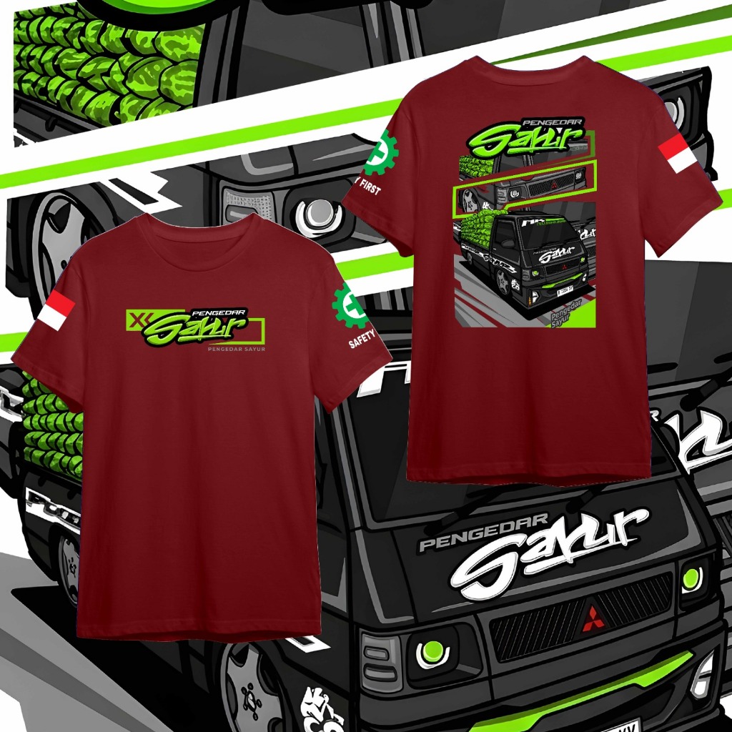 Elpek gang เสื้อยืดผัก L300 Pickup เสื้อยืดผัก Driver // Unisex Distro เสื้อยืดสําหรับผู้ชายและผู้หญ