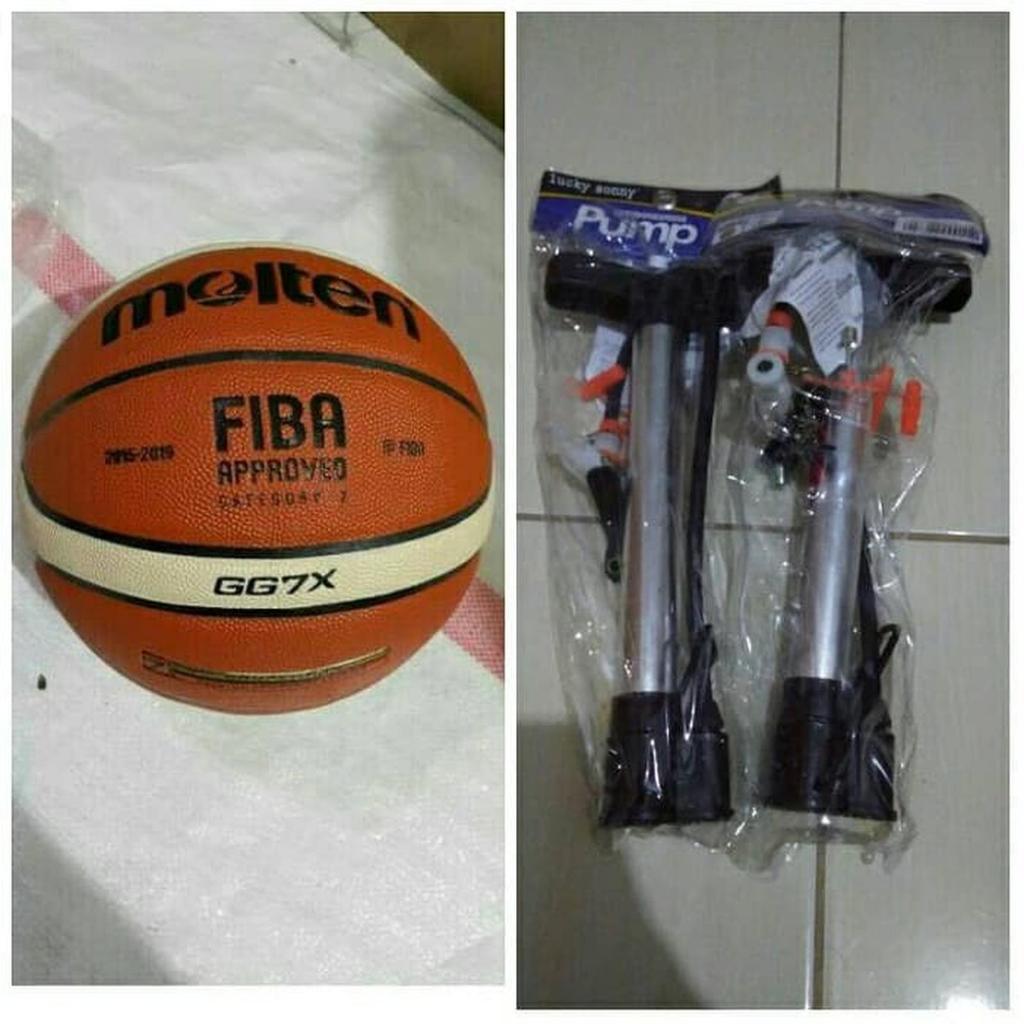 ลูกบาสเก็ตบอล Molten GG7X + ปั๊มเหล็กรับประกันดี