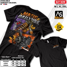 V826 Mens Dailyuse Comic Automatic Motorcycle Top T-Shirt
