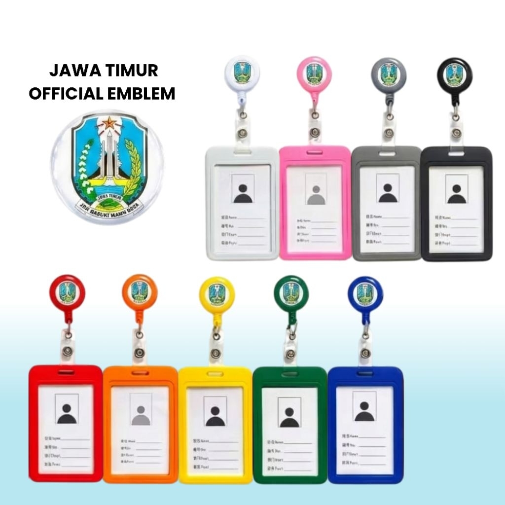 YOYO CARD HOLDER โลโก้ที่กําหนดเองสําหรับ EAST JAVA GOVERNMENT (EAST JAVA) / โลโก้ YOYO สําหรับ EAST