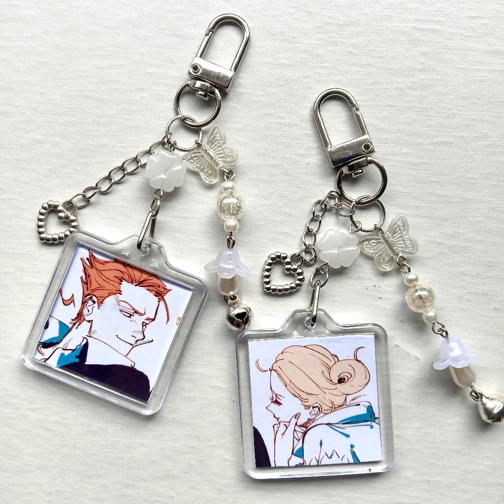 BEADS KEYCHAIN/BAG CHARM MANGA VEIL|EMMA, ALEKSENDER