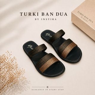 INSYIRA - Sandal Wanita Turki Ban Dua / Sandal Wanita Non Slip Karet
