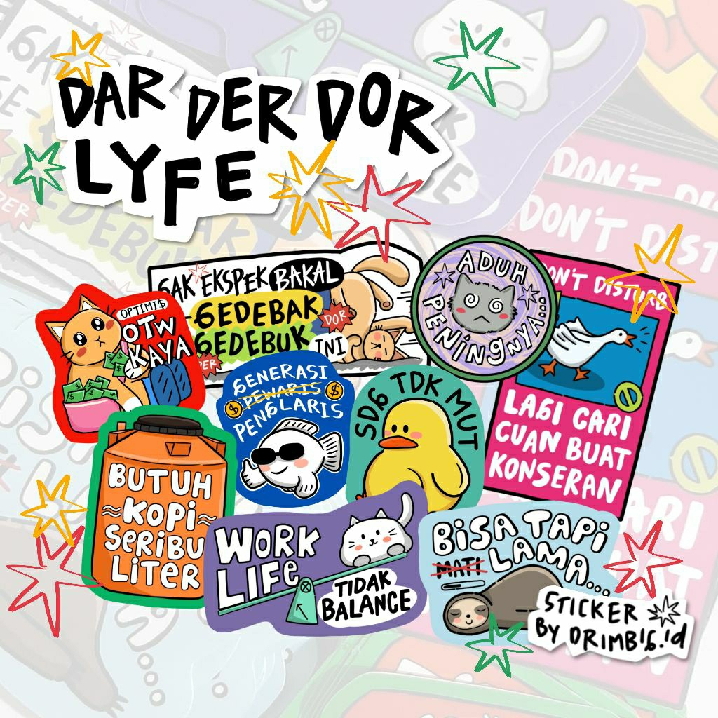 [MINIMAL CO 10K] สติ๊กเกอร์ DECO DAREDOR LYFE |