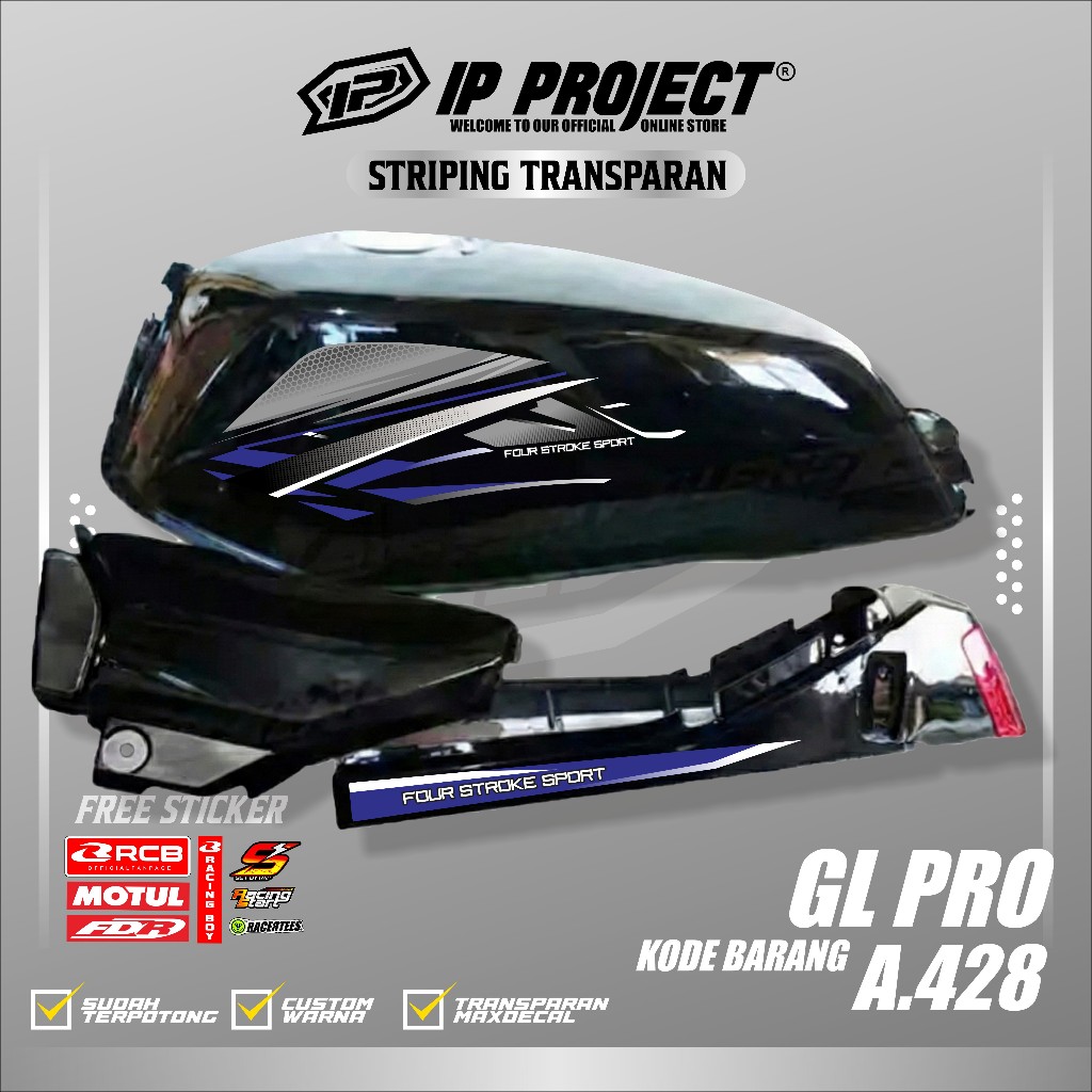 GL MAX GL PRO GL NEOTECH STRIPING, CUSTOM GL MAX GL PRO STRIPING CODE A.428