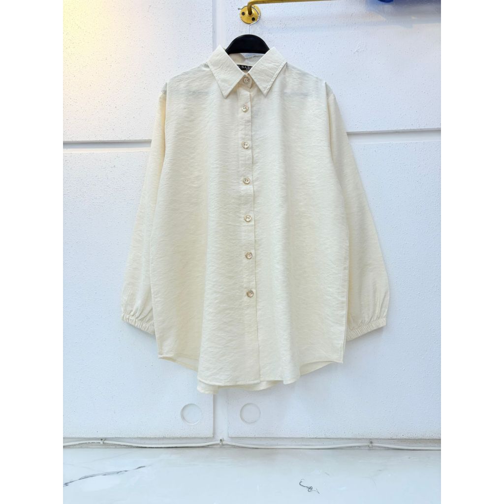 SASEN Basic - เสื้อเบลาส์ Jaguar Horse Feather ธรรมดา / เสื้อ Bulkud / เสื้อเชิ้ตผู้หญิง