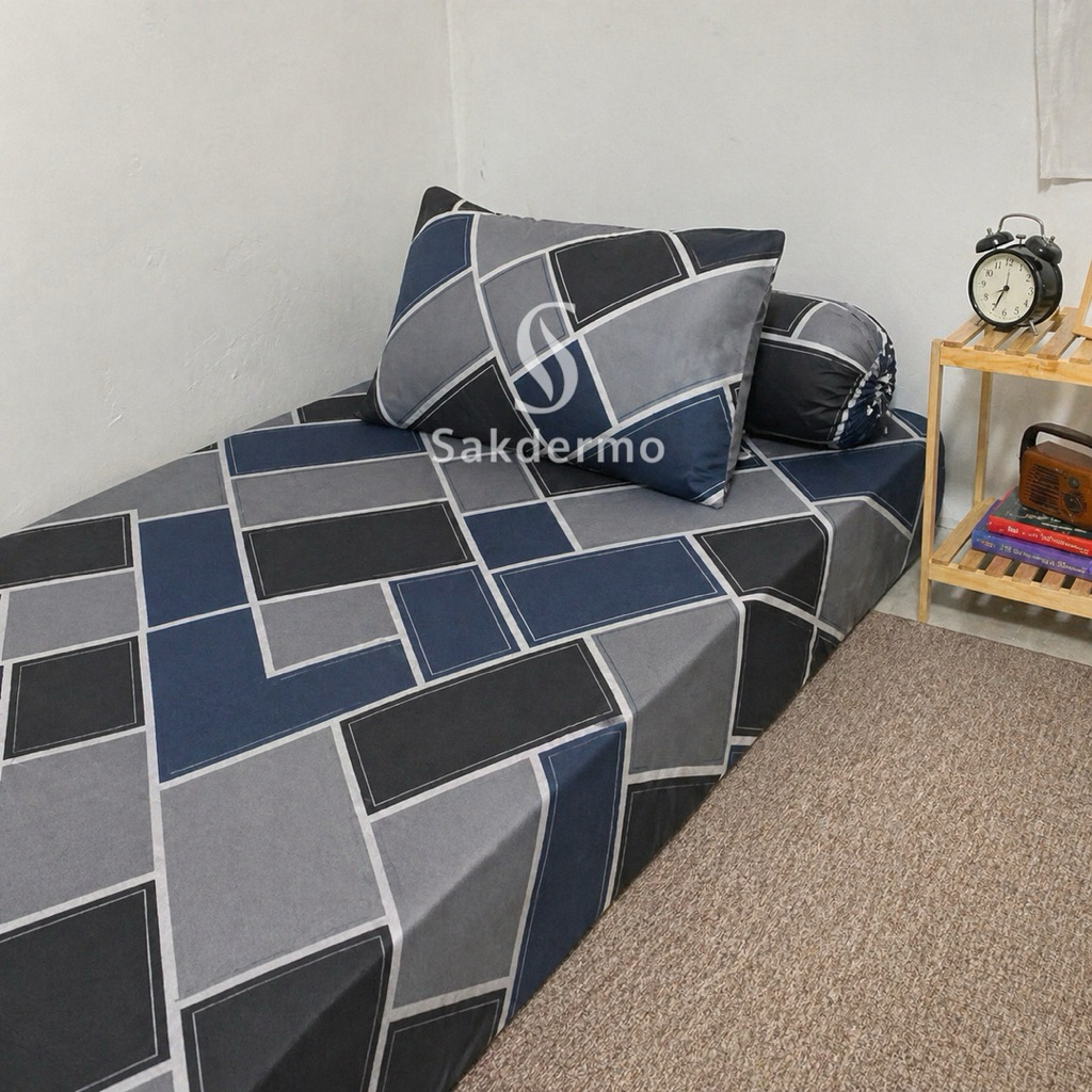 ใหม่ล่าสุด AESTHETIC MOTIF SINGLE SET BED SHEET / SINGLE SET BED SHEET UK 90/100/120 / AESTTHETIC SI