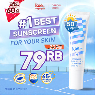 KOErx Gorjes SunGuard Dual Defence Sunscreen SPF 50 PA++++ 30 gram - Moisturizer Suncreen Essence