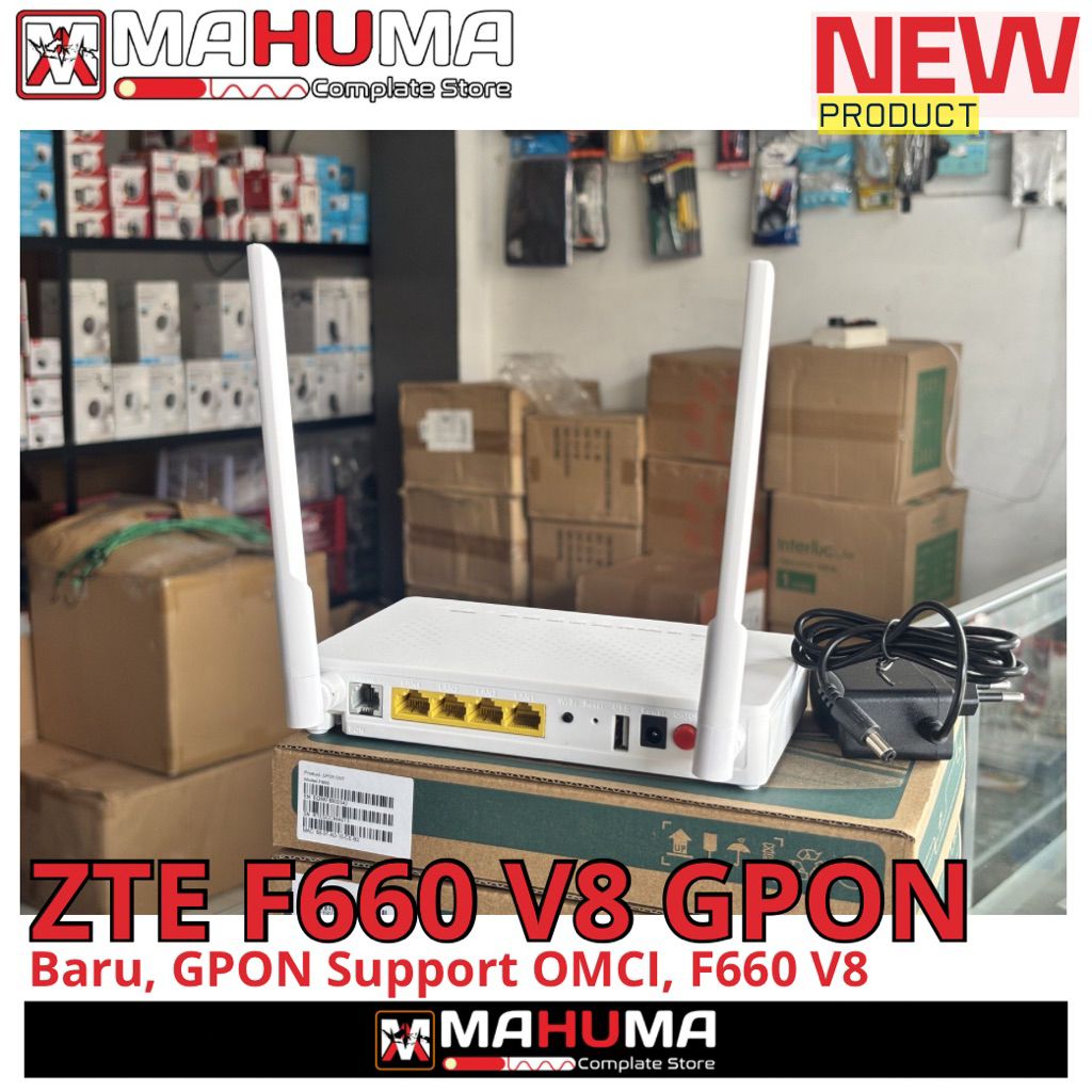 ONT ONU MODEM ROUTER ZTE F660 V8 V.8 GPON ไม่ใช่ EPON หรือ XPON ไร้สาย ACCESS POINT WIFI
