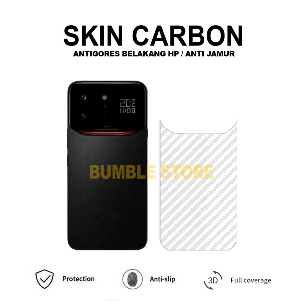 Bumble - Back Anti-Scratch / Carbon Skin Anti-Scratch Infinix Note 60 Infinix Note 60 Pro Infinix No