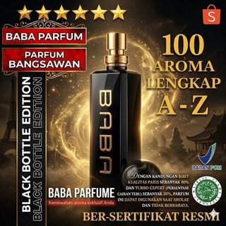 Baba Parfum Original Best Seller Non Alkohol, Tahan Lama, Aman Untuk IBadah Ber-Sertifikat Resmi