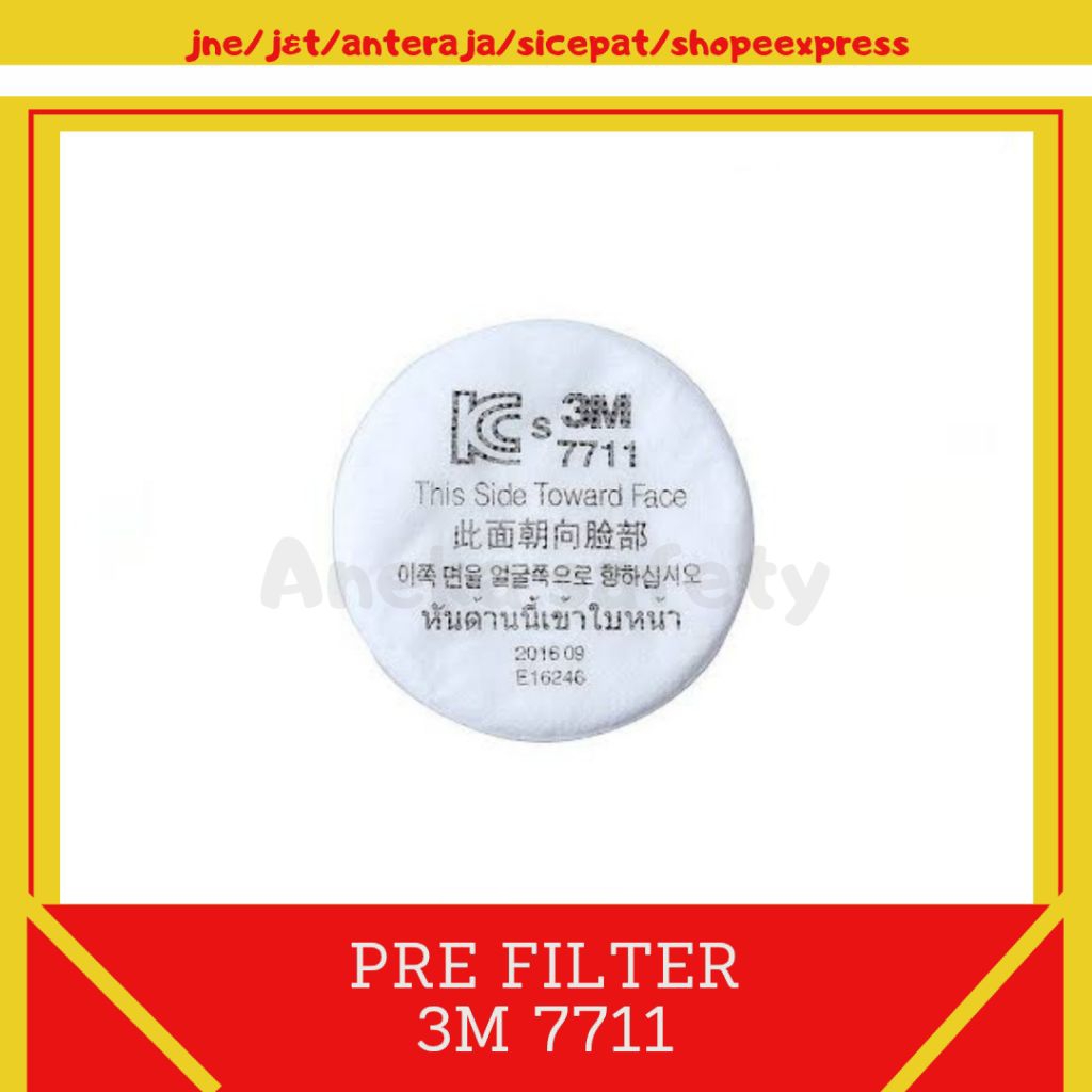 3M 7711 กรองล่วงหน้า / 10 ชิ้น/แพ็ค