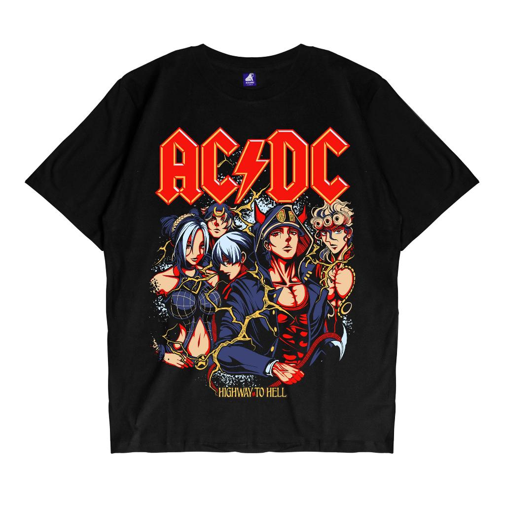 KIZARU ACDC JOJOS BIZARRE ADVENTURE เสื้อยืดวง