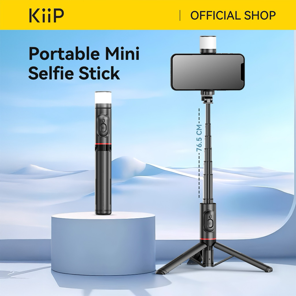 KIIP SELFIE STICK TRIPOD 10M // 750M